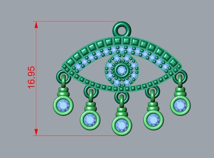 pendant 3D print model_9