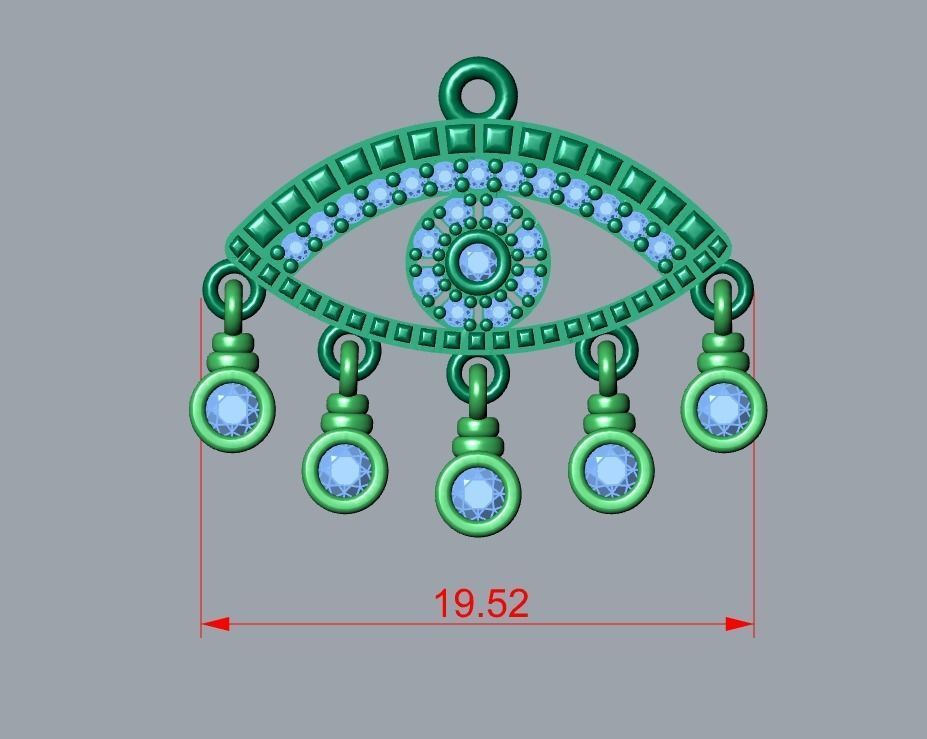pendant 3D print model_6