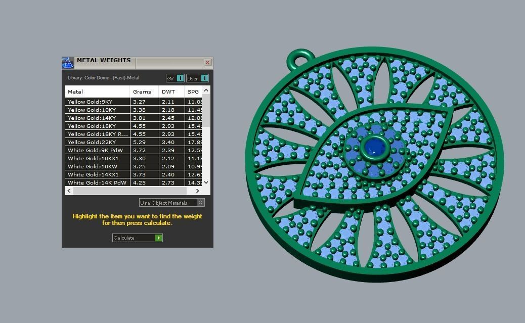 pendant 3D print model_5