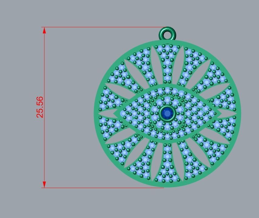 pendant 3D print model_8