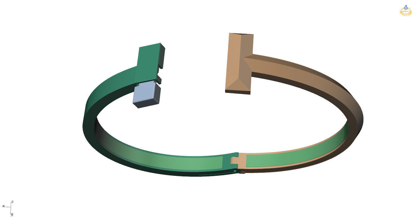 T1 Bracelet  3D print model_4