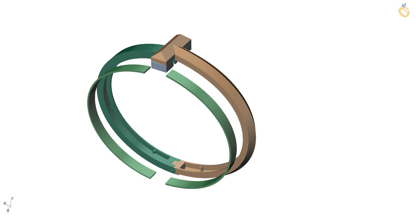T1 Bracelet  3D print model_2