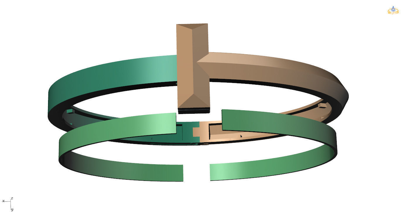 T1 Bracelet  3D print model_7