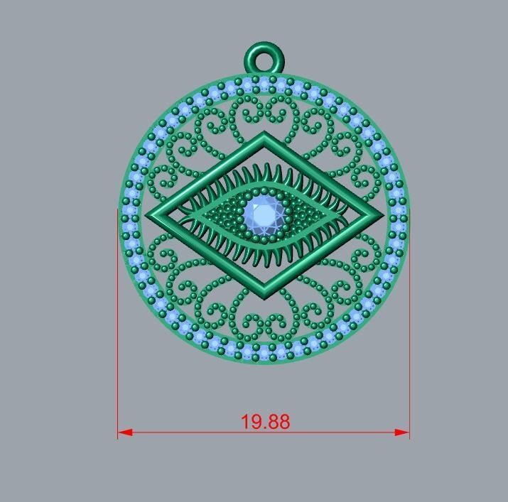 pendant 3D print model_7