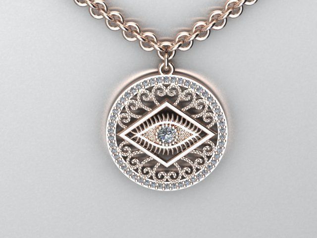 pendant 3D print model_2