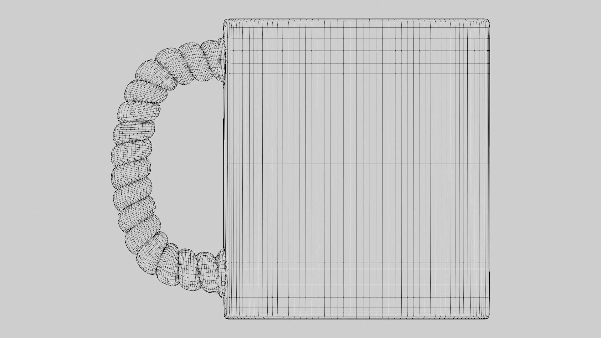 Coffee Cup Rope Joke 3D model_6