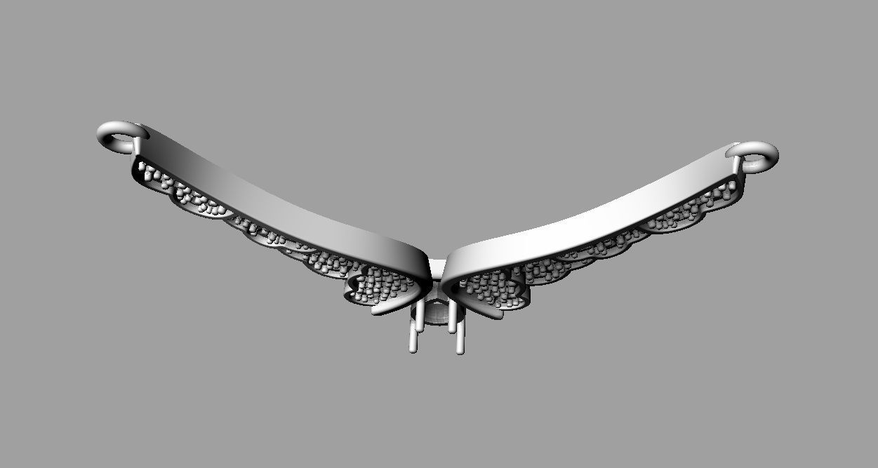 Diamond Wings Necklace 3D print model_22
