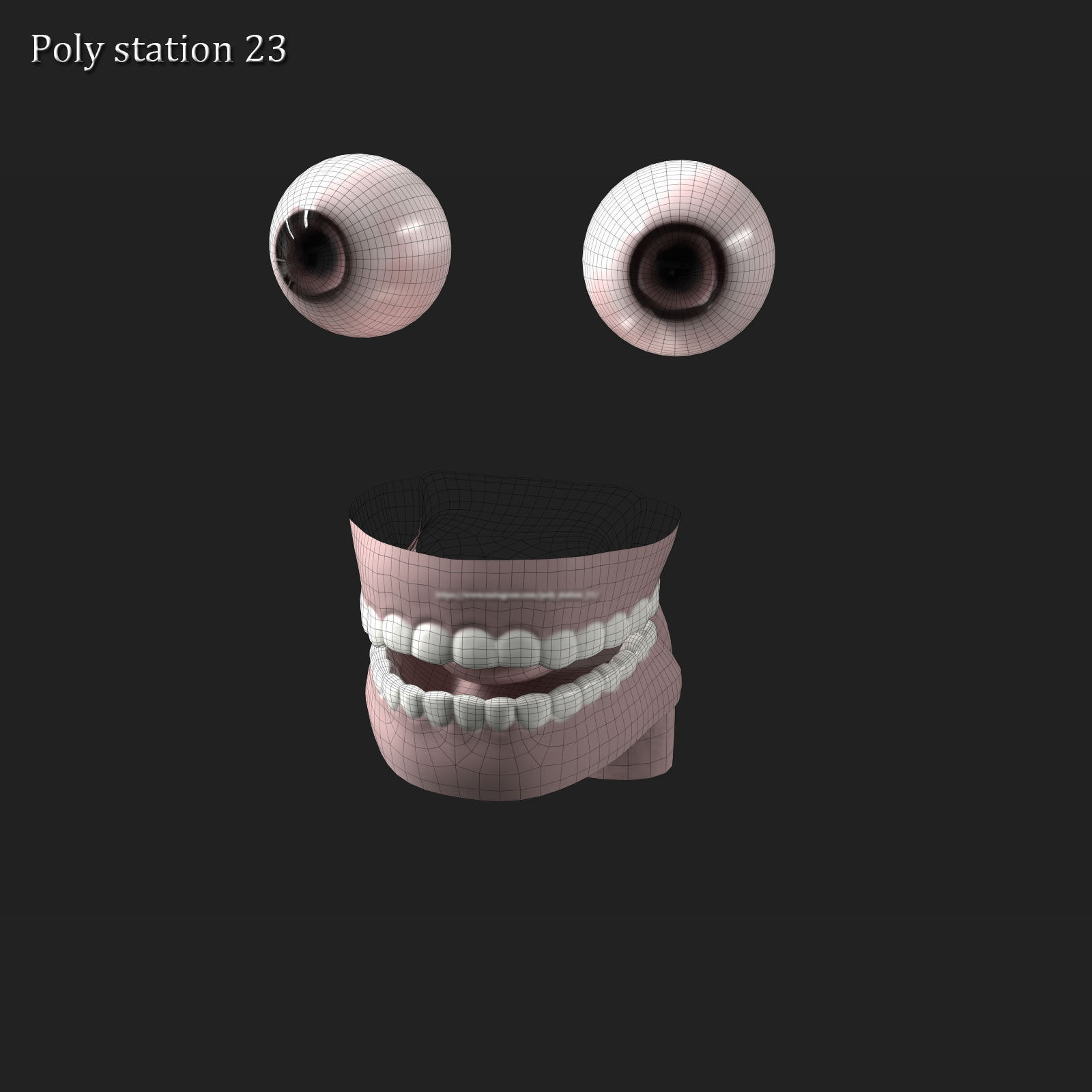 stylized cartoon male body base mesh v1 3D model_25