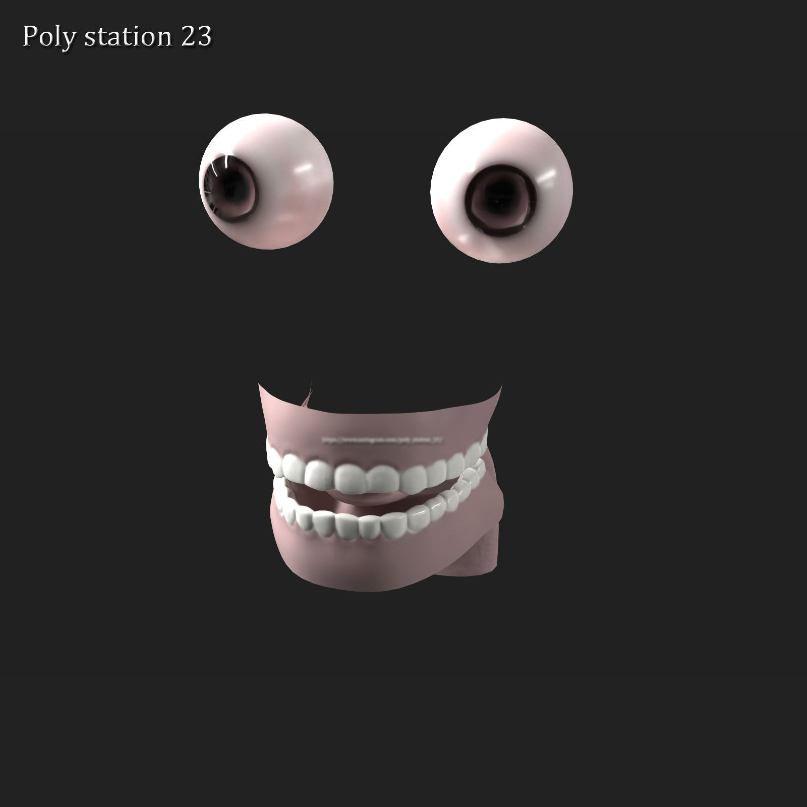 stylized cartoon male body base mesh v1 3D model_24