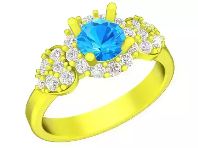 5095 diamond fashion women ring 