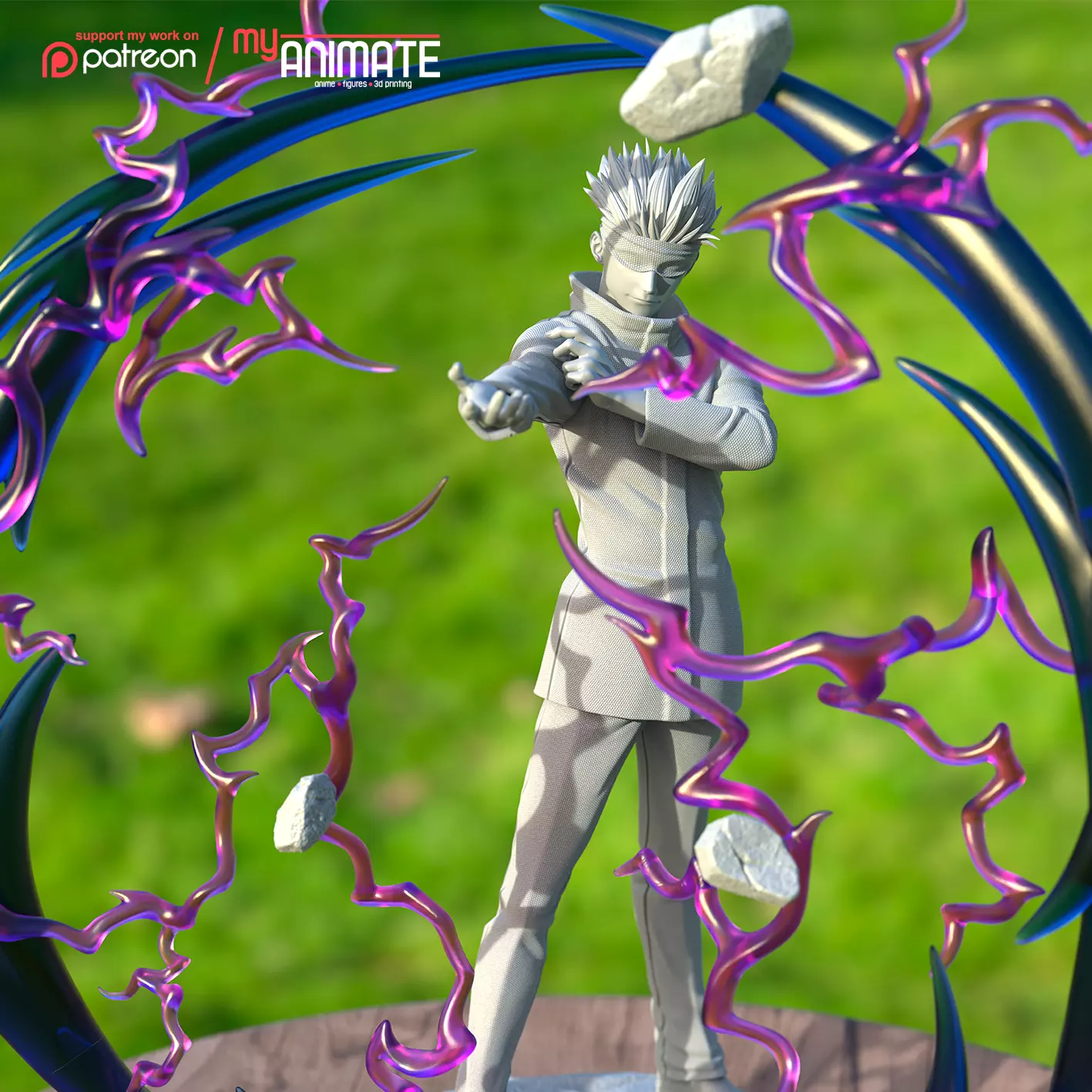 Gojo from Jujutsu Kaisen - myAnimate 3D print model_0