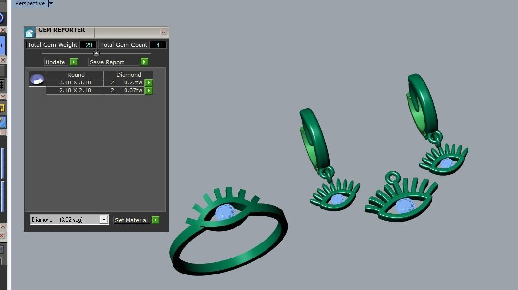 half set 3D print model_3