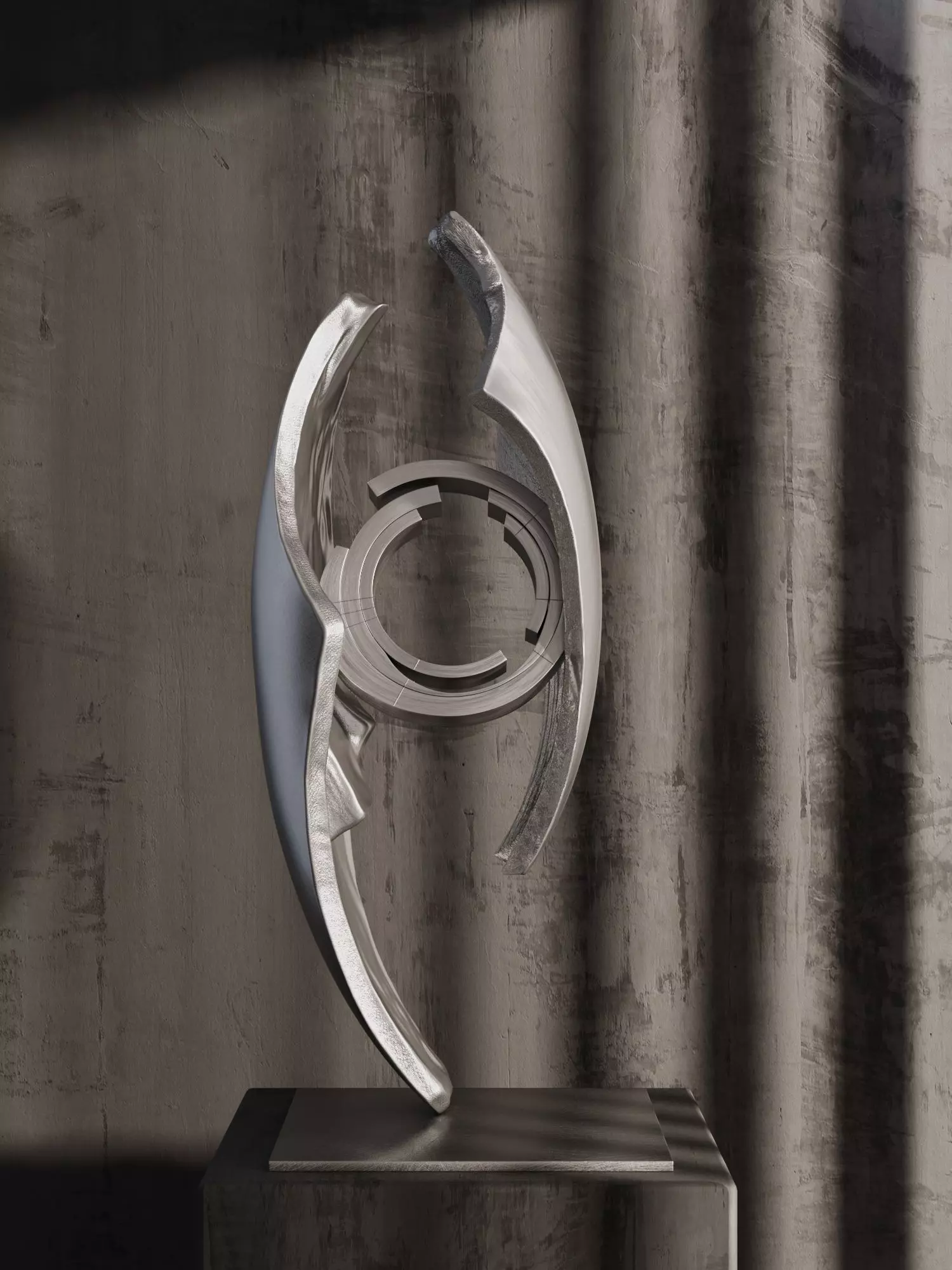 Sauron Sculpture 3D model_0