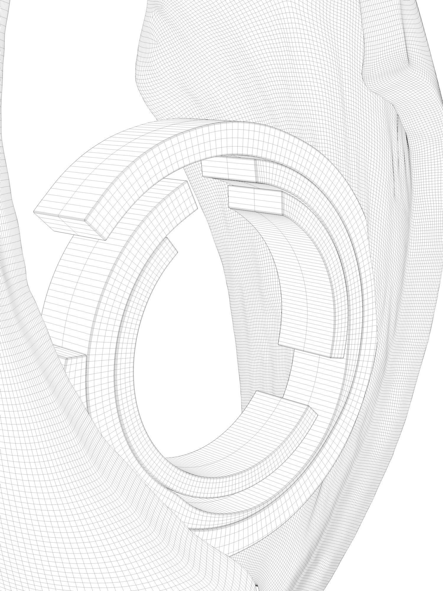 Sauron Sculpture 3D model_5