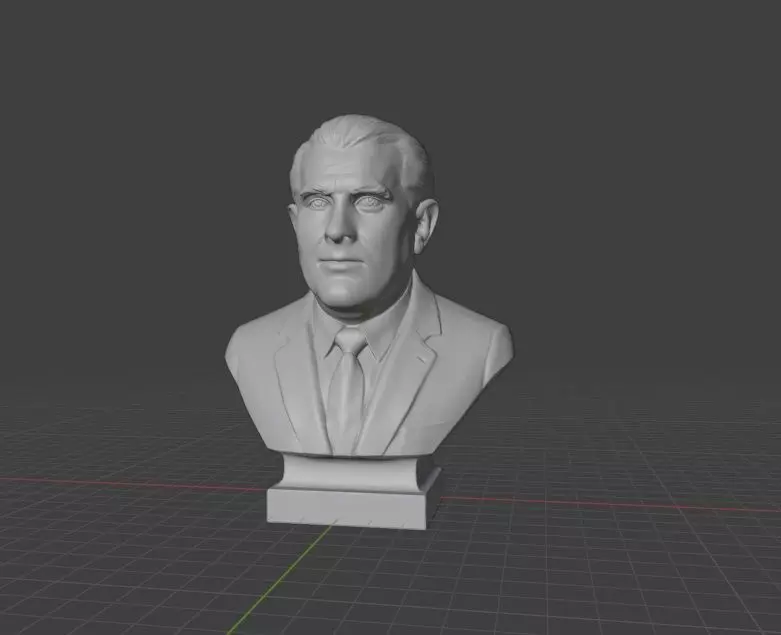 Wernher von Braun 3D print model_8