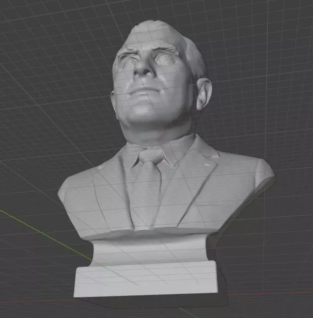 Wernher von Braun 3D print model_9