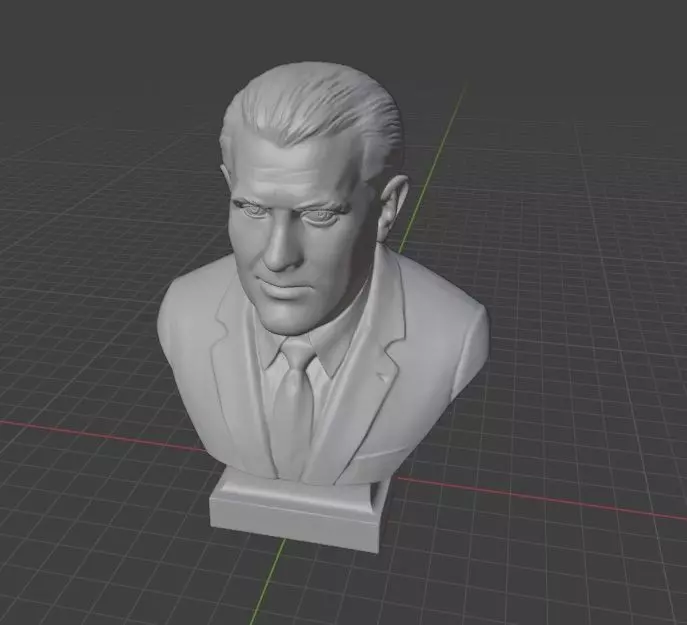 Wernher von Braun 3D print model_5