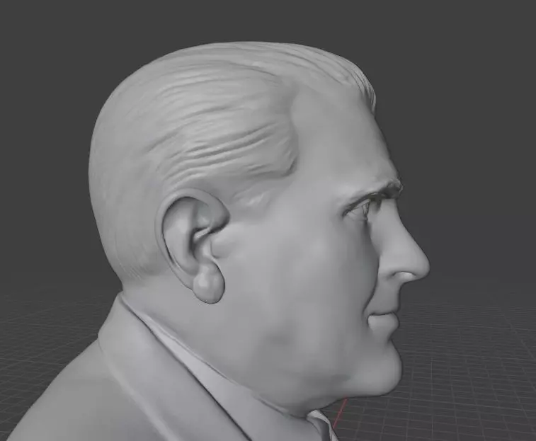 Wernher von Braun 3D print model_13