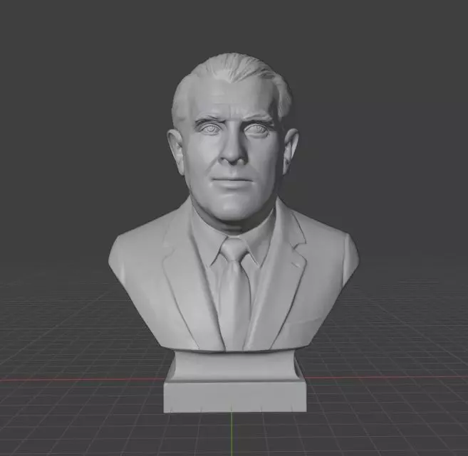 Wernher von Braun 3D print model_19