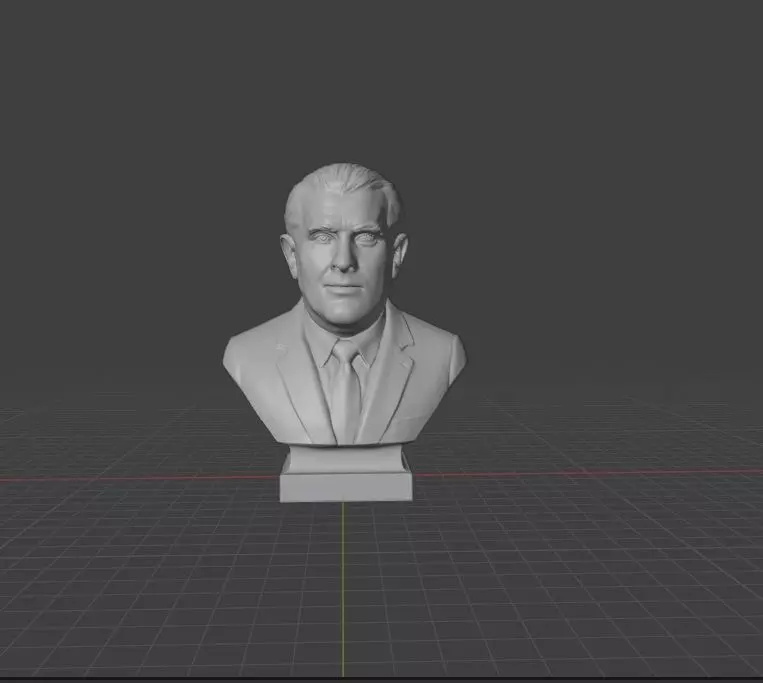 Wernher von Braun 3D print model_0