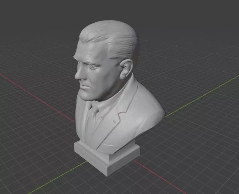 Wernher von Braun 3D print model_3