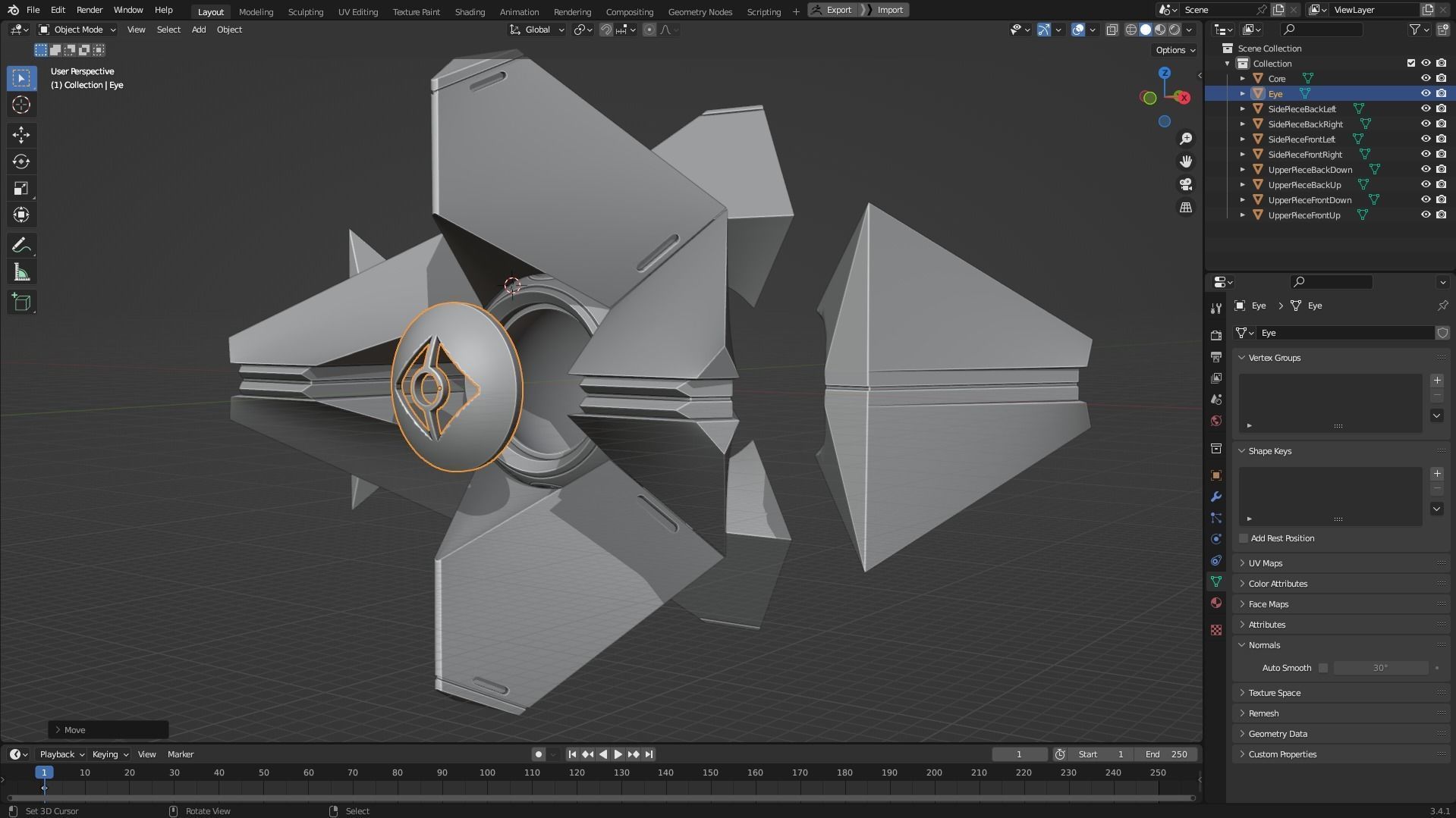 Destiny Ghost for Cosplay 3D print model_12