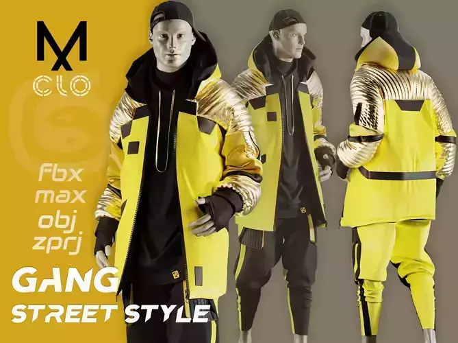 Men Street Wear No 5 Gang Style
