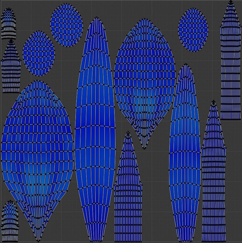 Flower in vase Iris Low-poly 3D model_12