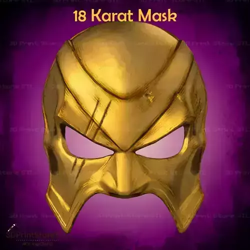 18 Karat Mask for Cosplay - STL File