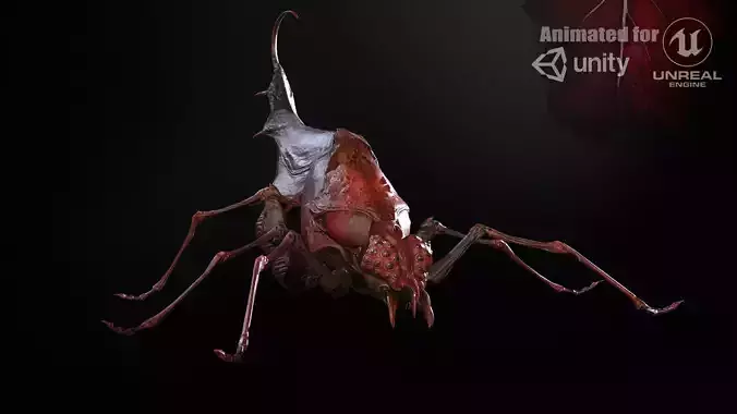 Cockroach2 Low-poly 3D model