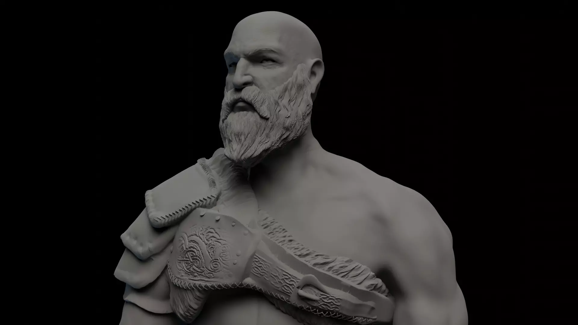 Kratos 3D Model 3D print model