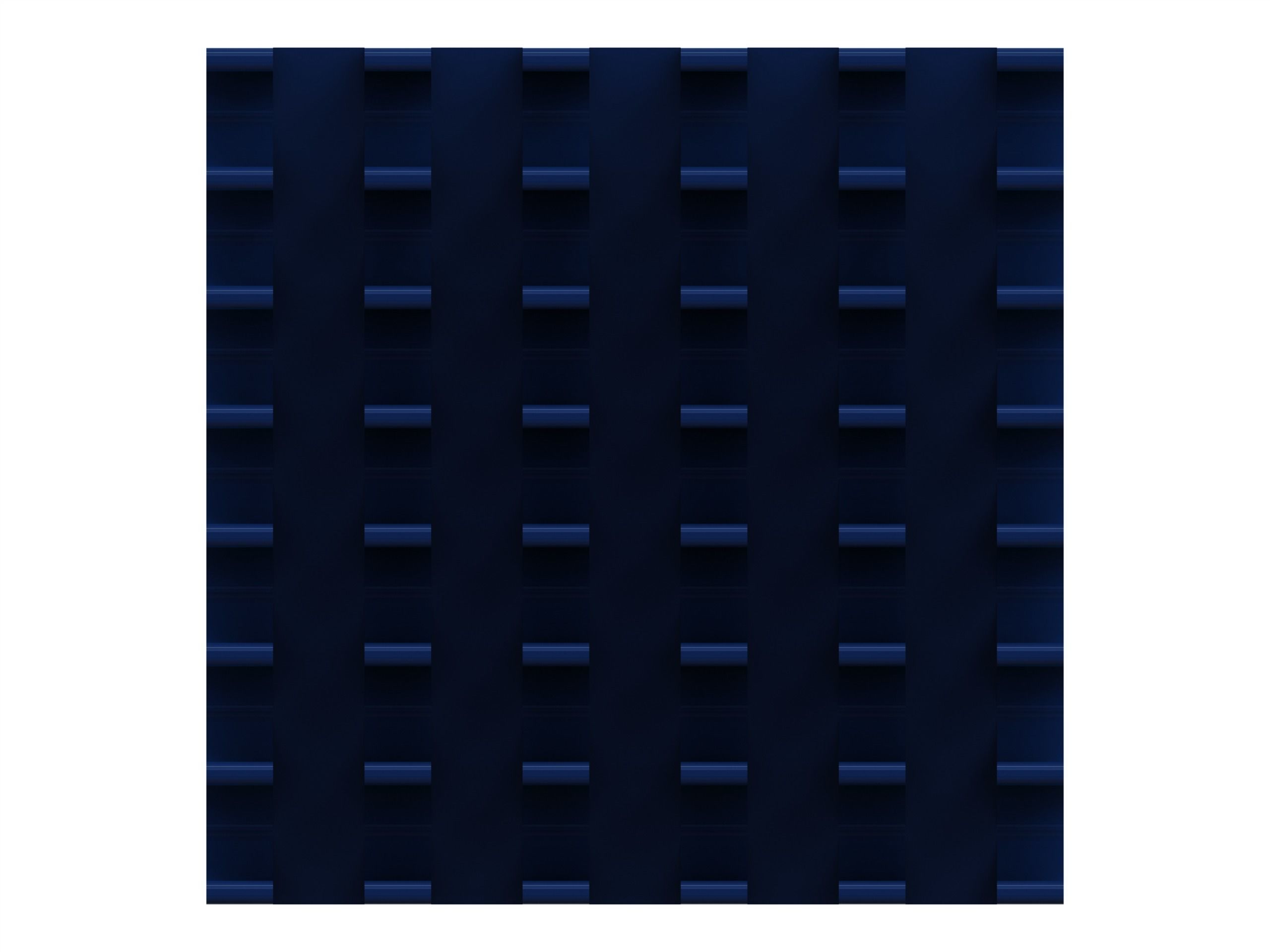 Computer Motherboard Cooling Heatsink Low-poly 3D model_1