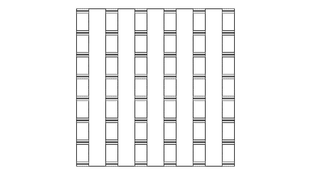 Computer Motherboard Cooling Heatsink Low-poly 3D model_12