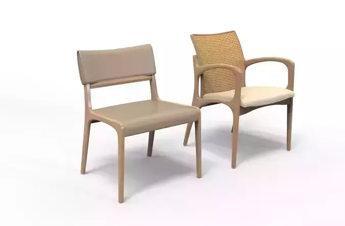armchair 3d model 3D model