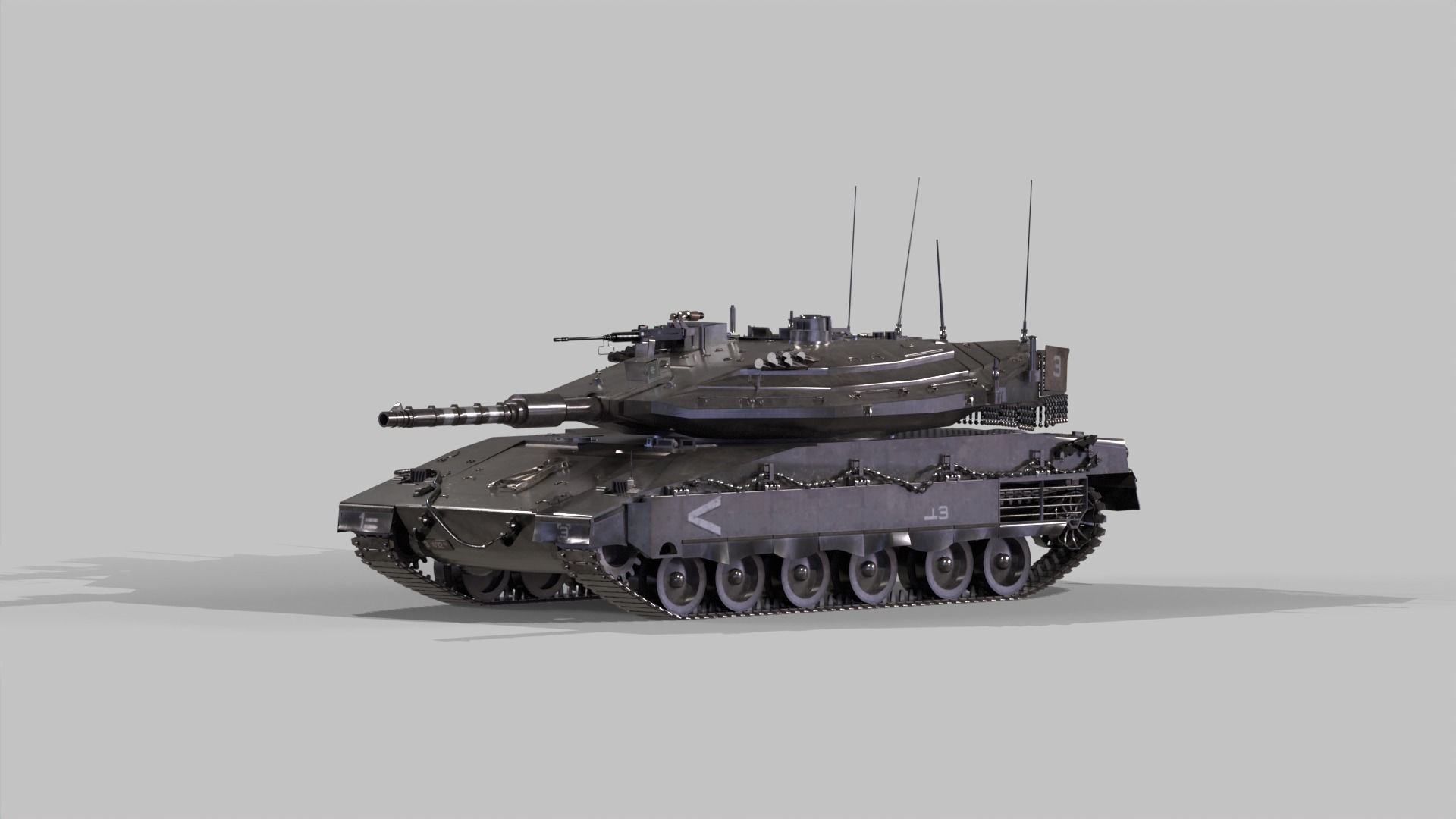Merkava Mk4 3D model_6