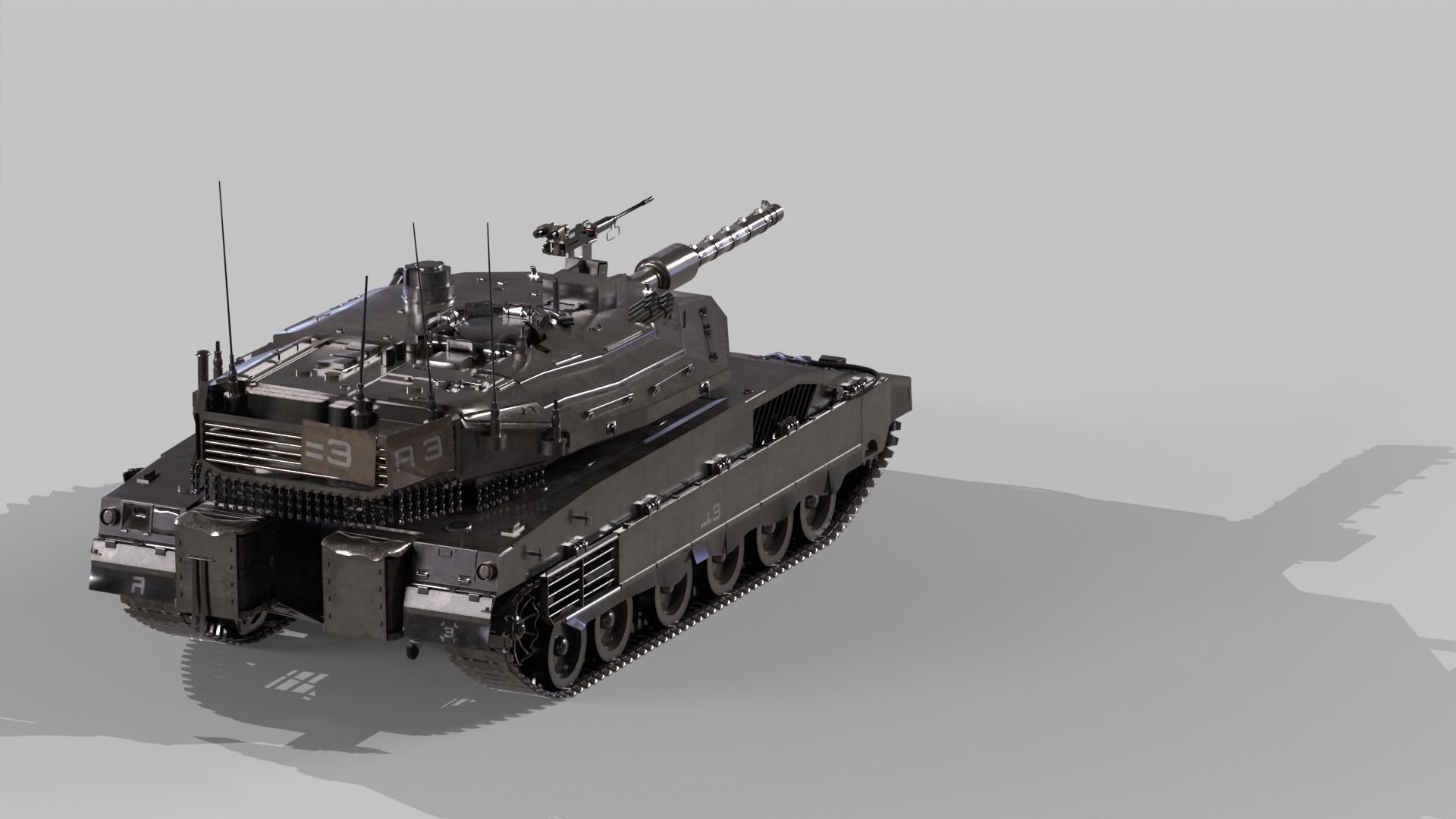 Merkava Mk4 3D model_3