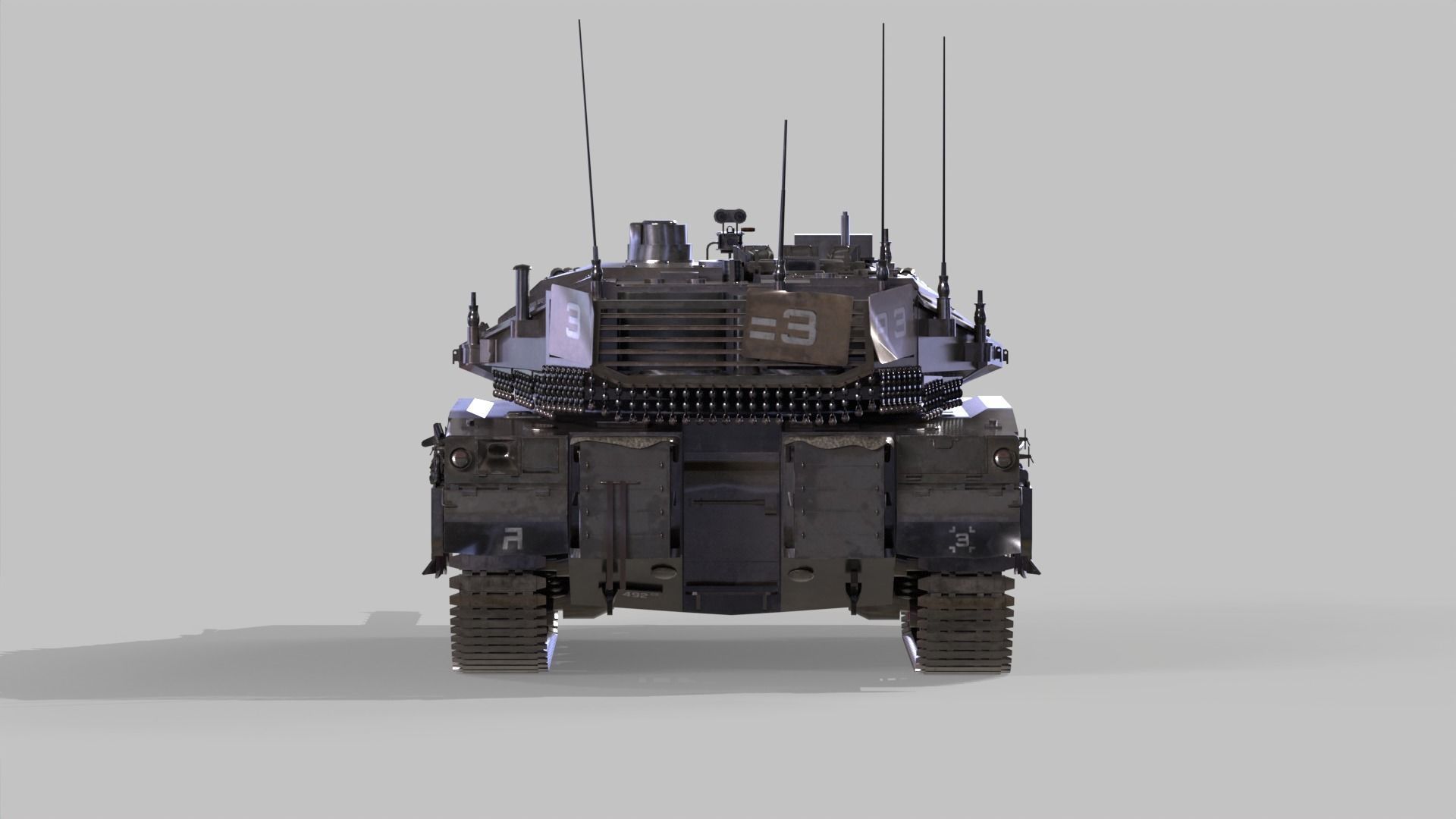 Merkava Mk4 3D model_5
