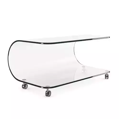 One-Piece Glass Coffee Table