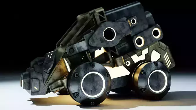 Sci-fi Vehicle 3D model