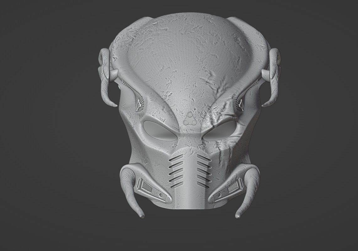 Predator Bio Mask ver 2 3D print model_4