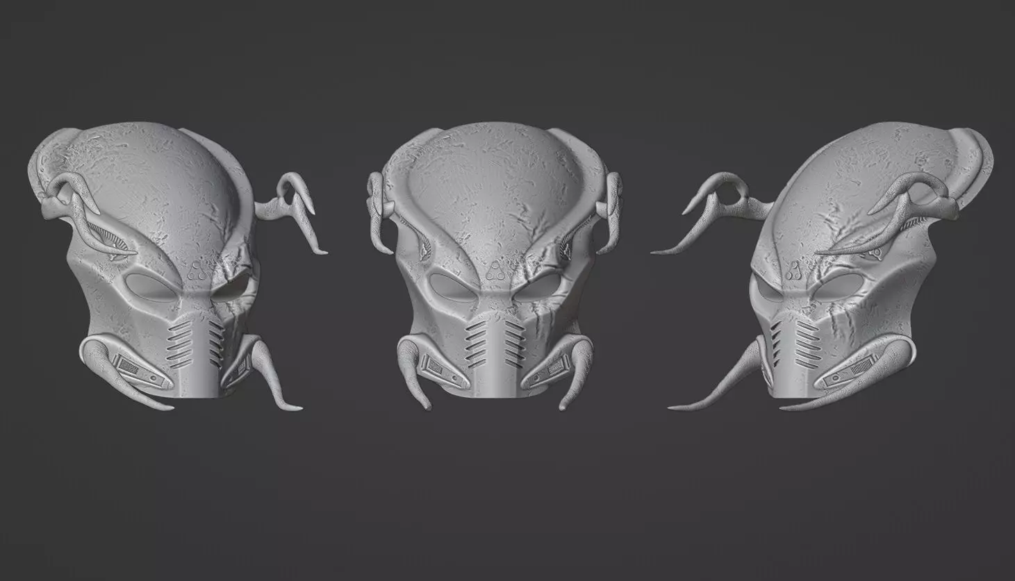 Predator Bio Mask ver 2 3D print model_0