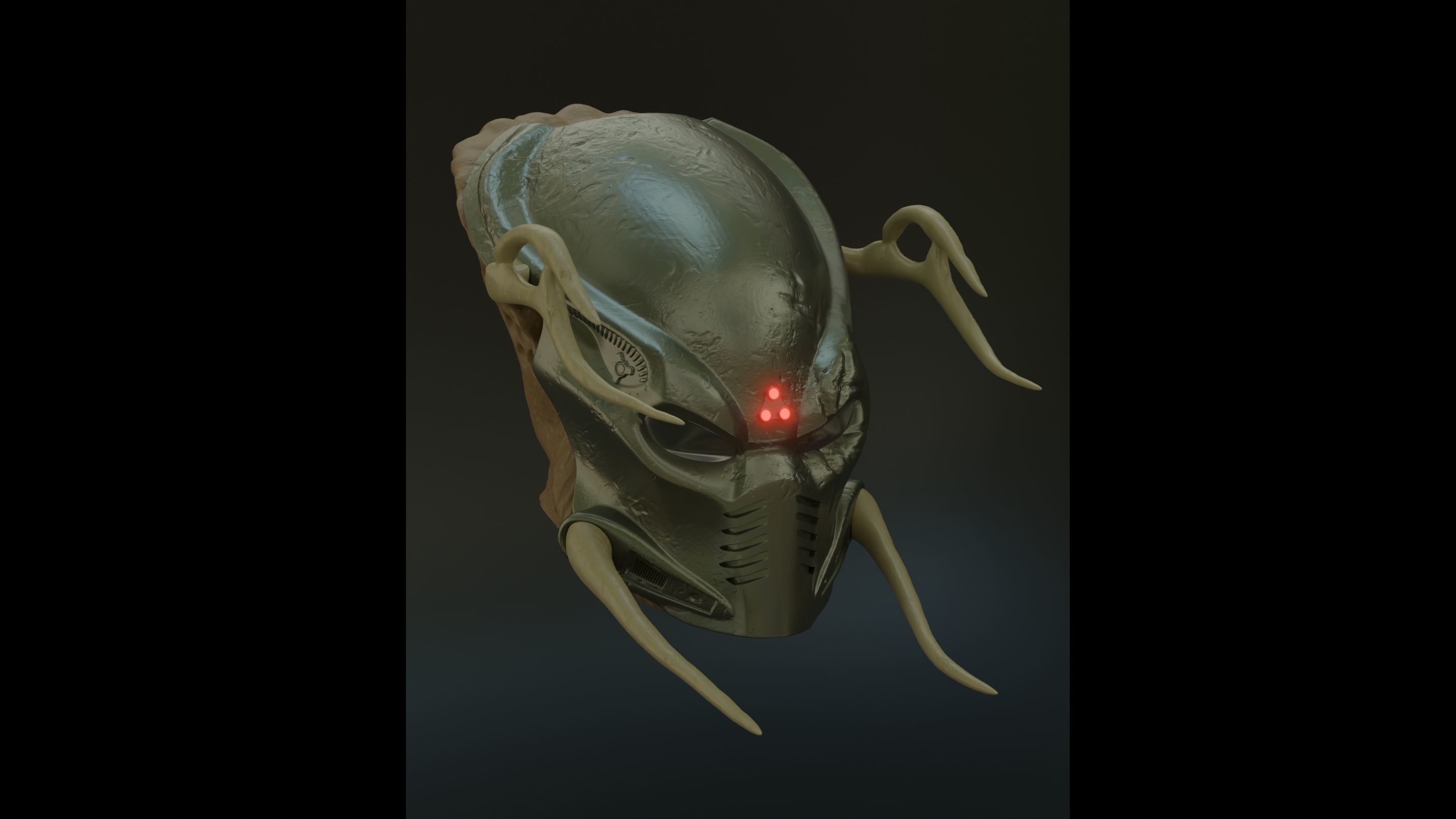 Predator Bio Mask ver 2 3D print model_5