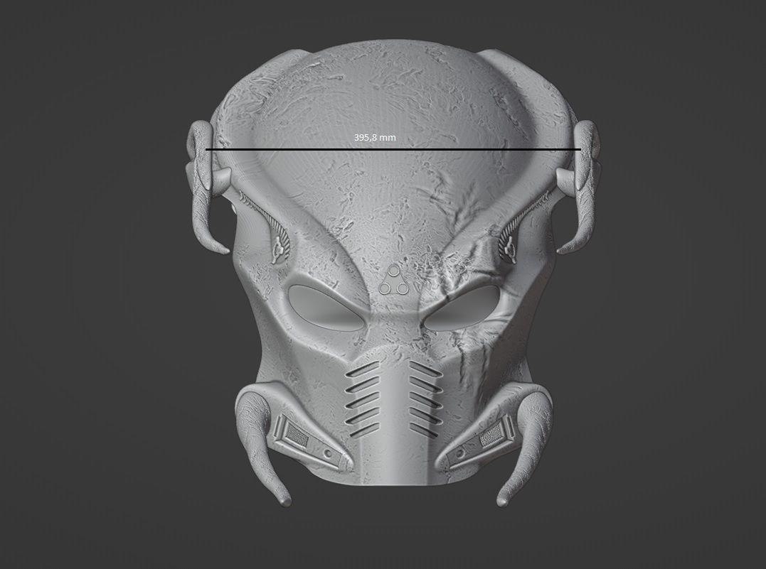 Predator Bio Mask ver 2 3D print model_2