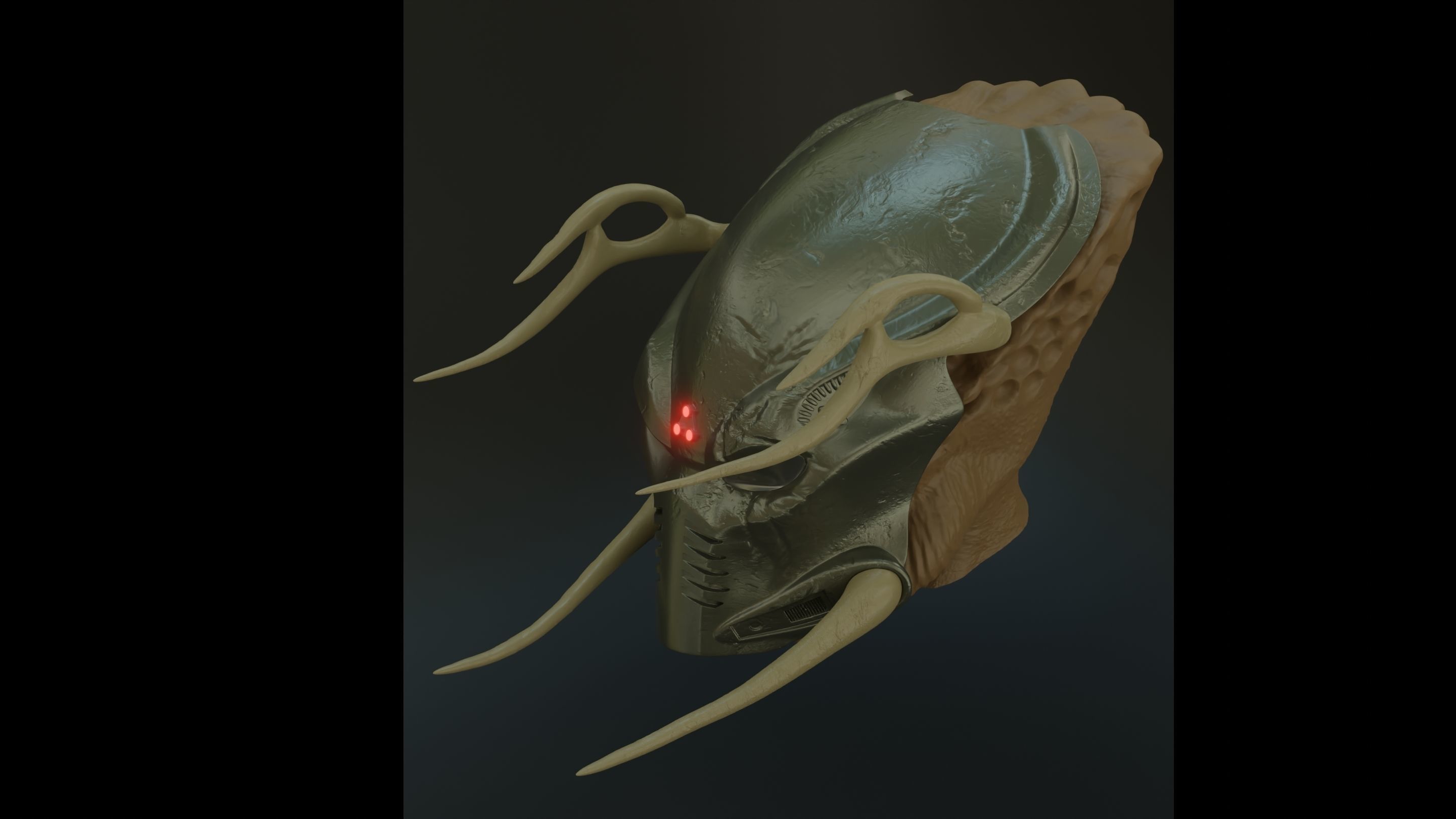 Predator Bio Mask ver 2 3D print model_7