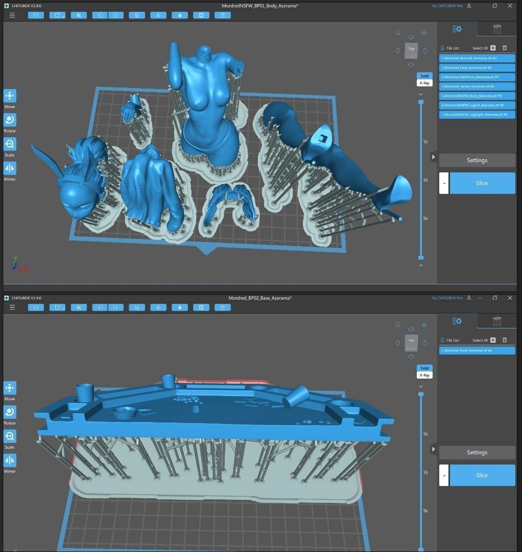 MORDRED BUNNYGIRL NSFW - STL READY FOR 3D PRINTING 3D print model_3