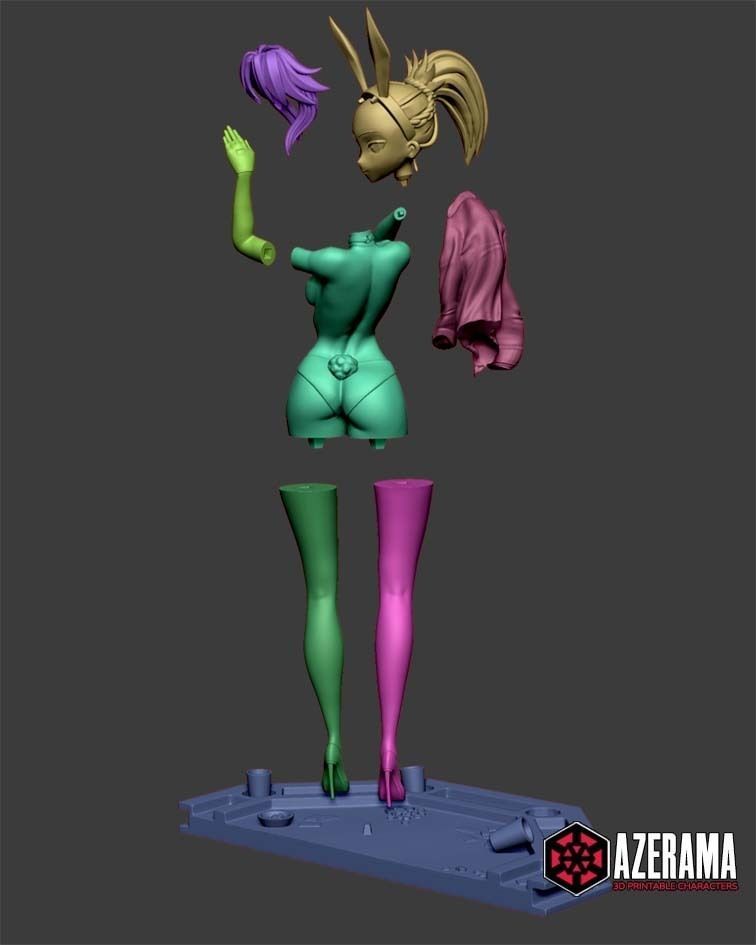 MORDRED BUNNYGIRL NSFW - STL READY FOR 3D PRINTING 3D print model_4