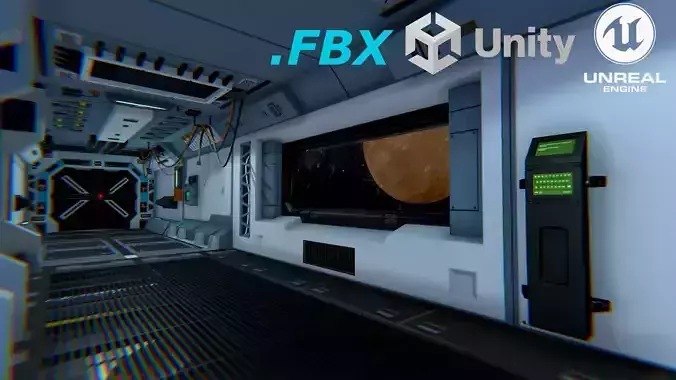 Big Modular Sci-Fi Interior Pack