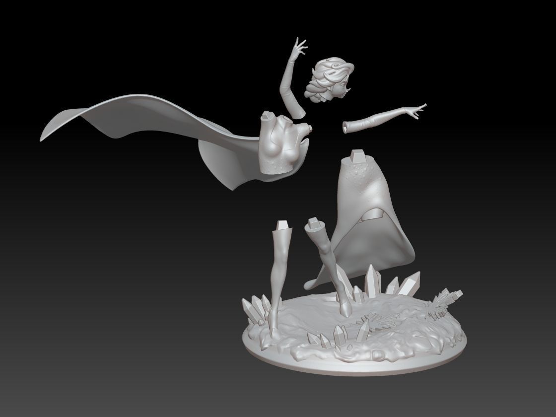 Elsa - Frozen Fan art 3D print model  3D print model_7