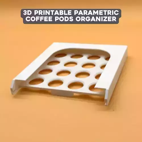 3D Printable Coffee Pods Organizer