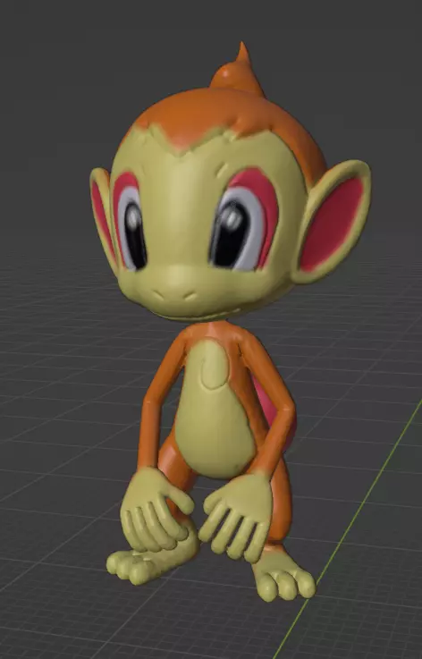 Chimchar Free 3D print model